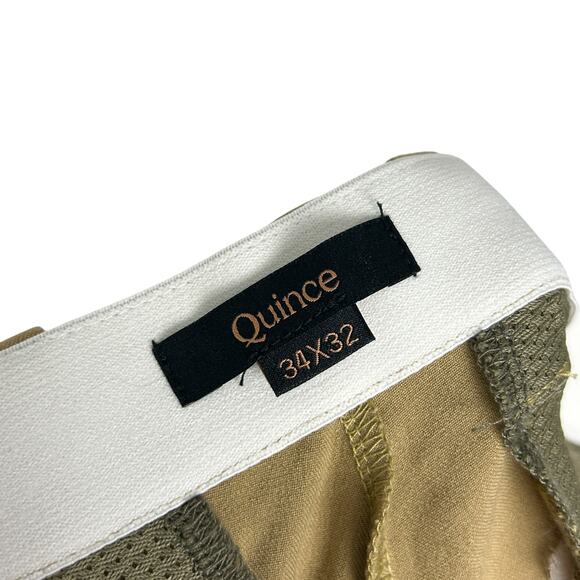 Quince Men's Khaki Ultra Stretch Smart Chino 34 x 32 - Picture 6 of 8